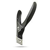 SMI Nagelknipser acryl maniküre Clipper Tip Cutter fingernagel knipser für acryl nagel nagelknipser gelnägel nagelschneider für kunstnägel falsche nägel edelstahl UV-Gel nägel - Schwarz