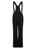 Ziener Mädchen AFIA-Z Ski-Hose/Schnee-Hose | wasserdicht, Träger, Black, 164