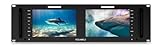 FEELWORLD D71 Plus-H Dual 7 Zoll 3RU Rack Mount Monitor mit Waveform 3D LUT 4K HDMI AV Eingang und Ausgang 1920x1200IPS