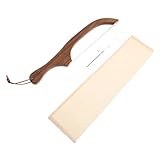 EPIGEIST Brotschneider mit Holzgriff Gezahntes Brotmesser für Baguette Toast Kuchen Krümelfreies Schneiden Langlebiges Holz Vielseitiges Küchenwerkzeug