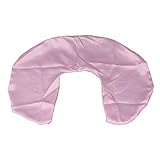 NOENNULL Satin Stillkissenhülle Weich Waschbar Atmungsaktiv Stillkissen Stillkissen Bezug Stillkissen Stillkissen Stillkissen Bezug Stillkissen für Baby Mädchen Neugeborene (Rosa)