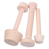IMUSINICE Holz Tarteformer 3 Stück Doppelseitige Kleiner Törtchen Muffinformen Kompakt Glatte Oberfläche Selbstgemacht Backzubehör für Kuchen Gebäck Küchenhelfer für Backen Zuhause