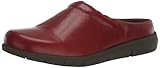 SoftWalk Damen Andria Clog, Dunkelrot, 41 EU