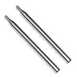 Ryaupy 2PCS Teleskop Blasrohr aus Edelstahl - Outdoor-Survival-Tools Faltenbalg - für Feueranzünder, Überlebensset, Camping, Wandern, Zündung, Grill
