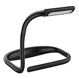 BUGUUYO Hängendes Hals-Leselicht buchleuchte book lamp Nackenlicht Bettlicht nachttischlampe leselampe Buch-Nachtlicht zum Lesen Buchlichter zum nächtlichen Lesen im Bett Abs Black
