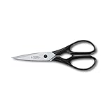 Victorinox Household Scissors, Kitchen Shears, Extra Sharp Blade, Stainless, Robust Plastic Handle, Black