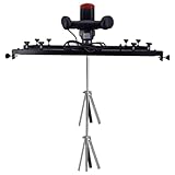 IBOWZ Gewerblicher elektrischer Trommelmischer 3280 W, klappbarer Propeller, 65-125 cm Teleskopauszug für Tintenlöser-Rührwerk