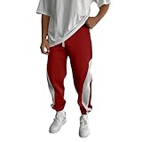 Generisch Jogginghose Herren Baggy Sporthose Herren Lang Freizeithose Atmungsaktiv Outdoorhose Bequem Trainingshose Mit Taschen Und Gummizug Laufhose Geradem Bein Sweathose Fitness Jogger Hose