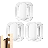 Tür-/Wandschutz, stoßdämpfendes Gummi-Wandschutz, wiederverwendbar, dämpfender Türknauf-Stopper, 3 x Wand-Türstopper für Tür, Tischecke, Toilette