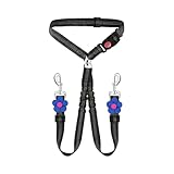 Haustier-Sicherheitsgurt für Hunde, einziehbares Anti-Ausbruch-Geschirr, Haustier-Sicherheitsgurt für Auto, für Pendler, lange Fahrten, Familienausflüge, Reisen, Autoreisen, Abenteuer