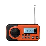 Tragbares Solarradio, Multifunktions-Kurbelradio | Audio-Player für Camping mit Taschenlampe und Empfänger für Wandern und Reisen