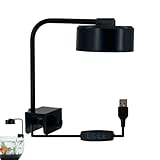Aquariumlampe, Lampe für Fischaquarium – intelligente Beleuchtung mit 3 Helligkeitsmodi, verstellbar um 360 Grad, für, Fische und die Umgebung