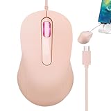 Generisch Typ C Kabel, Ergonomie, 10,9 x 6,5 x 3,8 cm, USB-Kabelmäuse, Plug-and-Play-, Anti-Slip-Accessoire für Desktop Game School Home