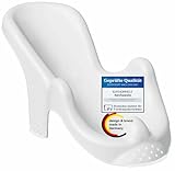 Anatomischer Premium Babybadesitz weiß Badesitz Baby Badewannensitz