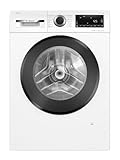 Bosch WGG254F10, Serie 6, Waschmaschine 10 kg, 1400 UpM, Frontlader, i-DOS Waschmitteldosierung, Fleckenautomatik, Iron Assist - weniger Falten, Touch Control, Schnelles Waschen, AquaStop, Weiß