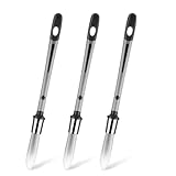 JJUNW 3 Stück Rund Lackierpinsel, Rundpinsel Kleine Pinsel für Wände, Rund Wandpinsel Spitz Fein Malerpinsel für Präzise Arbeiten Pinsel Hauswandecken Fensterrahmen Möbeln