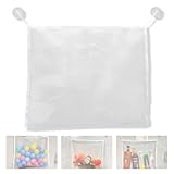 UBRAVE Badewannenspielzeug Aufbewahrung, Badespielzeug-Netz,Badewannenspielzeug Hängeorganizer Tasche,Spielzeugnetz,Zur Trocknung Von Spielzeug,Badespielzeug Aufbewahrung (Weiß)