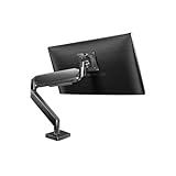 Monitorständer Einzelmonitor-Tischhalterung, robuster Monitorarm for 17-49-Zoll-Bildschirme bis zu 33 Pfund, voll verstellbare Ultrawide-Einzelmonitorhalterung, VESA 75/100 mm Monitorarm(Black)