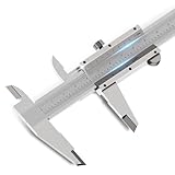 Messschieber 150mm - Präzise Schieblehre Analog mit 0,02 mm / 0,001 Zoll Genauigkeit, Robuste Edelstahl-Ausführung mit Feststellschraube & Rutschsicherer Griff, Ideal für Haushalt, Werkstatt & Industr