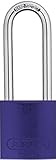ABUS 72hb/40–75 KA Sicherheit Lockout Aluminium gleichschliessend Vorhängeschloss mit Zoll-Bügel, Violett