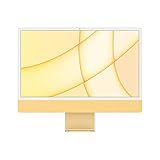 2021 Apple iMac mit Apple M1 chip mit 8-core CPU (24-zoll, 16GB RAM, 256GB SSD) (QWERTZ German) Gelb (Generalüberholt)