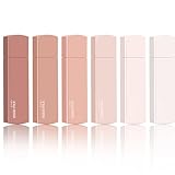 GEEHUA 6 teiliges Korrekturroller, 36 m Korrekturmaus Mini White Out Korrekturband, ästhetisches Schnelltrocknend Sofortige Korrekturband für Schüler, Schreiben, Schule, Zuhause, Bürobedarf(Rosa)