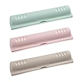 Meberg 3er Set Folienschneider für Frischhaltefolie Alufolie Folienabroller Küchenfolien-Spender Alufolienabroller Folienhalter Kunststoff