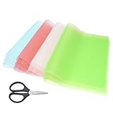 SHENSAIGO 12 Stück Antibakterielle Kühlschrankmatten, Feuchtigkeit Kühlschrank Matten, Rutschfest Kühlschrankeinlagen, DIY Zuschneidbar Kühlschrank Pad für Schubladenmatte Schuhmatte Schrank (29x45cm)