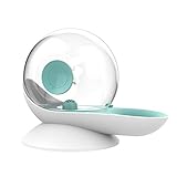 YWSTYllelty Trinkbrunnen Unterlage Wasser-Wasser-Hundespender für katzenförmige Schnecke Automatische Haustierwerkzeuge und Heimwerker Trinkbrunnen Für Katzen Und Hunde (Blue, One Size)