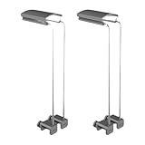 JISADER 2 Stück Aquarium Lampenhalterung Praktischer Aquariumlicht Halter Und Ständer für Beleuchtung Elegante Klemmhalterung Als Zubehör für Fischbecken Aus, 20x5c2cm