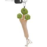 Pflanzen-Plüsch-Schlüsselanhänger, Plüsch-Gemüsesack Anhänger | Weiches gefülltes Gemüse Schlüsselbund - Kleine Koriandertasche Anhänger, Kreatives Rucksackzubehör für Tasche