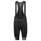 GOREWEAR C5 Opti Kurze Trägerhose+, Black/White, XL