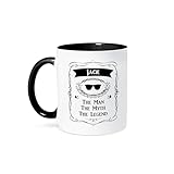 Teetassen Jack Der Mann Der Mythos Die Legende 330Ml Kaffeetasse Porzellan Mit Henkel Becher Für Heißgetränke Freunde Männer