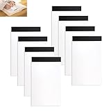 Jennytim 8 Stück A7 Blanko-Knotebooks, 30 Blatt Pro Block Notizblöcke, Abreißblock mit Mikroperforation, Mini-Notizbücher für Büro, Studium, Schule, Tagebuch & Memo.