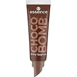 essence CHOCO BOMB shiny lipgloss, Nr. 01, Braun, natürlich, glänzend, strahlend frisch, schimmernd, vegan, ohne Konservierungsstoffe, ohne Parabene, ohne Mikroplastikpartikel, 1er Pack (10ml)