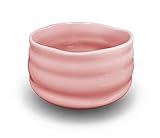 AIYICIII Matcha-Schale aus Keramik, handgefertigt, japanische Grünteetasse, Matcha-Tee-Schneebesen-Schüssel für Zeremonie, Chawan, 500 ml, Rosa