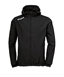 uhlsport Herren Regenjacke Essential Regenjacke, Schwarz/Weiß, L, 100520201