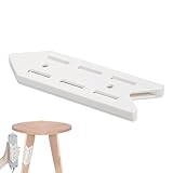 Steckdosenhalterung, Wandhalterung für Steckdosenleiste - Überspannungsschutz zur Befestigung des selbstklebenden Routers - Organisationshalterung für Schlafsaal Universit