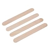 LIFKOME 50 Stück Holzspatel für Haarentfernung Wachs applikator Sticks Sicherer Wachsspachtel für Gesicht Salon und Heimgebrauch Langlebig und Vielseitig Einsetzbar