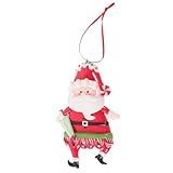 HOOTNEE Hübsches Weihnachtsmann Hängedekoration Für Den Weihnachtsbaum Festliches Ornament Aus Hochwertigem Material Ideal Für Weihnachtsfeiern Und Geschenkidee