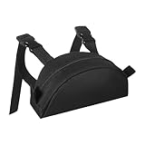 Perfeclan Satteltasche für Pferde, Satteltasche aus Oxford-Stoff, für Pferde, Aufbewahrungstasche für Reitausrüstung zum Ausritt, Schwarz