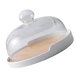 Ciieeo 1 Satz Europäische Kuchenform Wüsten-Cloche-Kuppel tortenständer mit deckel tortenplatte keramik Kuchenplatte mit Keramik Kuchenplattenabdeckung Platte zum Backen von Kuchen Glas