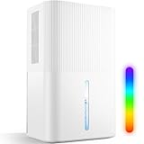FIAHNG Greelife Luftentfeuchter, 2,7 Liter, leiser Raumentfeuchter, elektrischer Luftentfeuchter, tragbar, effizient, geeignet für Schlafzimmer, Küche, Wohnwagen, Schrank