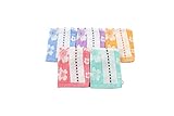 YSN 10 STÜCK Flauschige FROTTEE WASCHLAPPEN, WASCHHANDSCHUH, SEIFTUCH, SEIFLAPPEN, WASCHFLECK Blumen