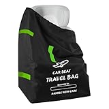 Tmefoy Transporttasche Kinderwagen & Kindersitz, Robuste Schutzhülle für Reise, Flugzeug und Auto, Kinderwagentasche Transporttasche für Babyschale und Autositz