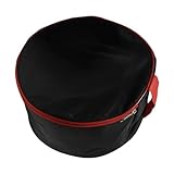 rockible Camping Kochgeschirr Tragetasche, Geschirr Organizer, Tragetasche, Tragetasche, Geschirr Handtasche für Wandern, Reisen, Outdoor Sport, Schwarz 25cmx15cm