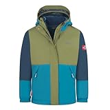 Trollkids Kids Kjerak 3in1 Jacket 152, Pine Green