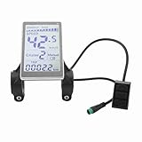 Elektrisches LCD-Messgerät, 5-polig, 24 V, 36 V, 48 V, 60 V, Universal-E-Scooter-M5-LCD-Panel-Bildschirm, Ersatz-Elektro-Scooter-Display-Messgerät, passend für 31,8 22,2 mm