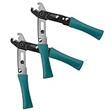 Whyzsjnclg Kupferrohrzange Stahlkapillarrohrschere Kühlrohr Slicer Stripper 2pcs Drahtzange