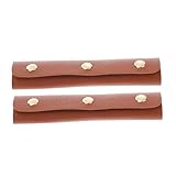 2St Handschuhe Handtaschengriffe für die Taschenherstellung Griffabdeckung für Einkaufstüten Taschenzubehör Ledergriff Taschenhenkel Überzug Griffabdeckung für Handtaschen PU-Leder TOGEVAL
